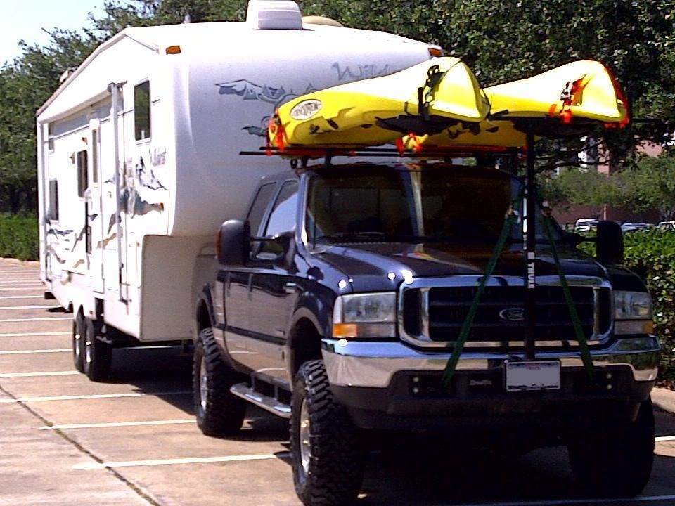 Trailer Life Magazine Open Roads Forum FifthWheels Carrying kayaks